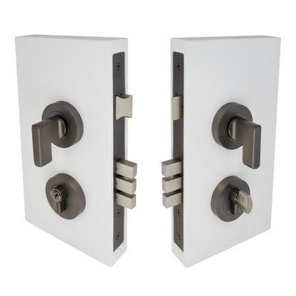 Entrance Pull Handle Lock Kits: Mini Lever