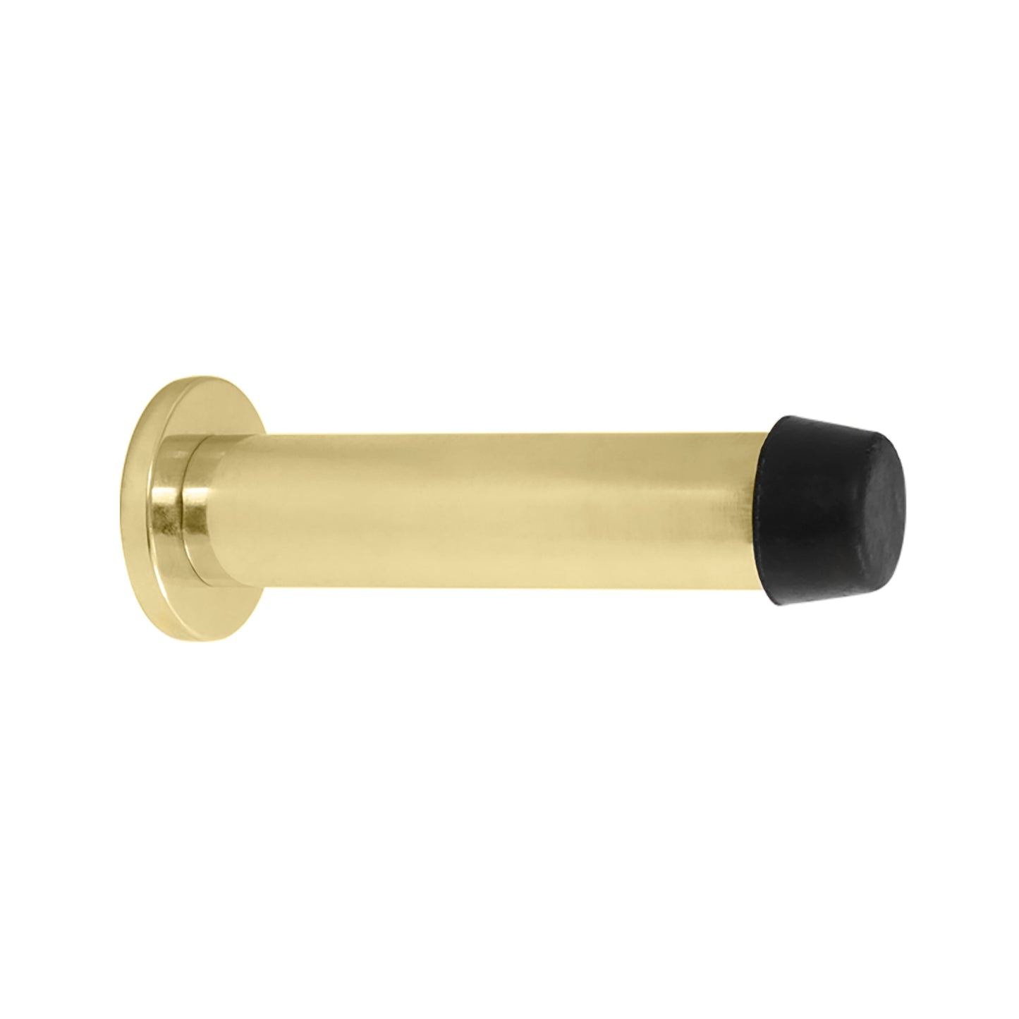 85mm Doorstop Concealed Skirting Fix - Brass