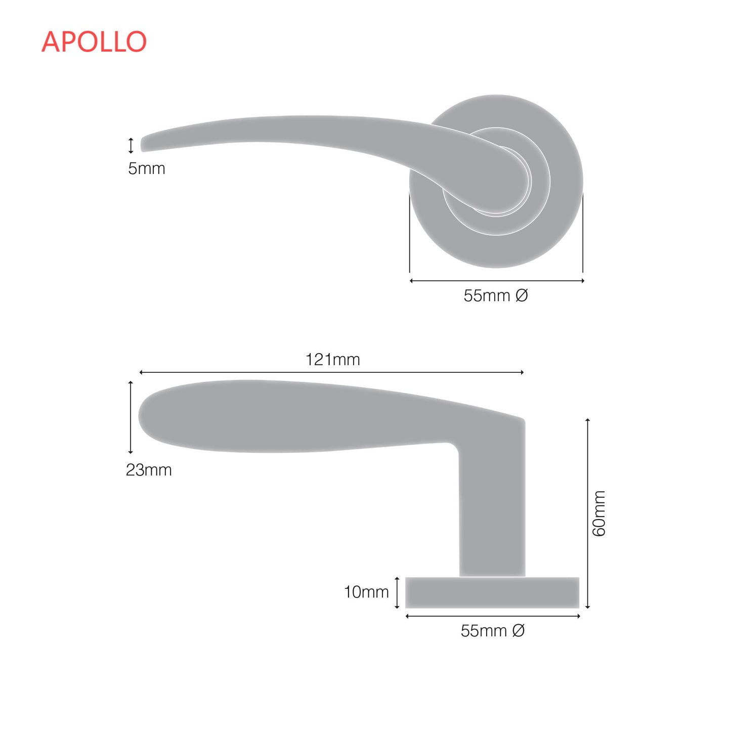 Entrance/Interior Door Handles: Astron Series