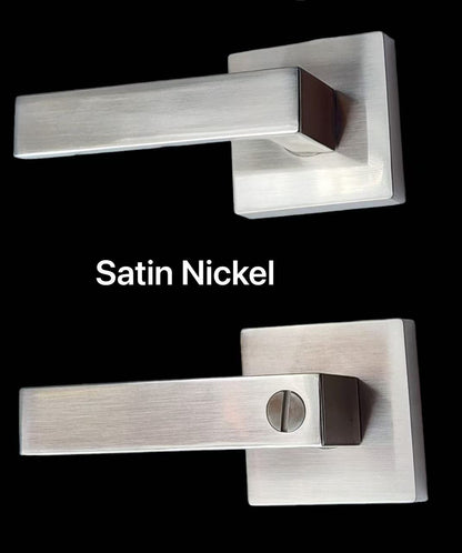 Door Handles (Square Profile): Dummy, Passage, Privacy and Key Entry